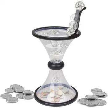 Transparent Money Boxe Funnel Shape Pressure Vortex Coin Piggy Bank Gravity Circling Saving Box Vortex Bank Gift Desk Decoration
Transparent Money Boxe Funnel Shape Pressure Vortex Coin Piggy Bank Gravity Circling Saving Box Vortex Bank Gift Desk Decoration