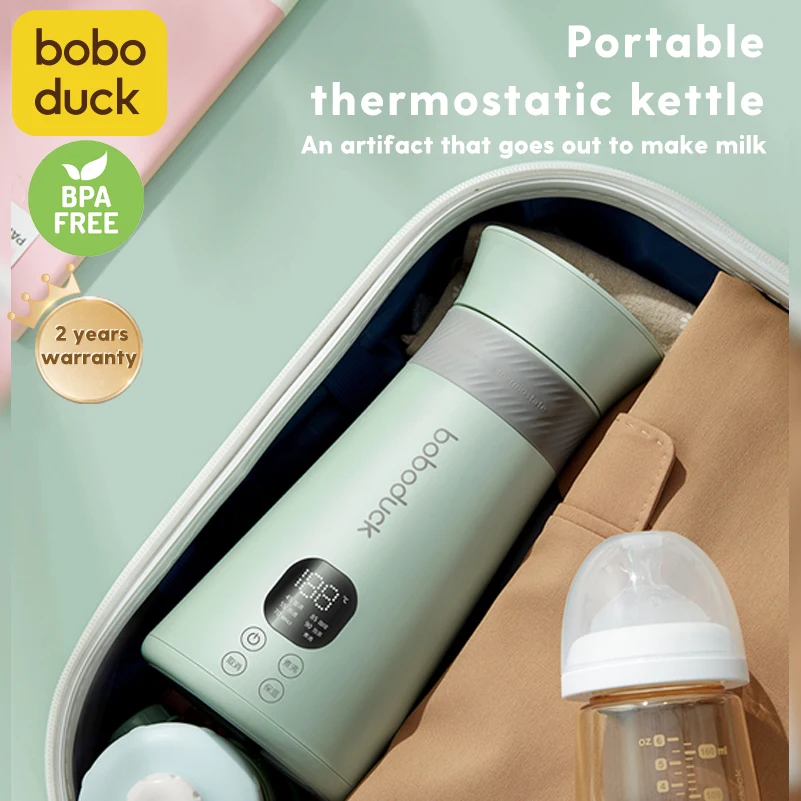 Boboduck Baby Thermostat Milk Warmer Portable Travel Multifunction Touch Intelligent Automatic Kettle Water Boiler F6251
Boboduck Baby Thermostat Milk Warmer Portable Travel Multifunction Touch Intelligent Automatic Kettle Water Boiler F6251