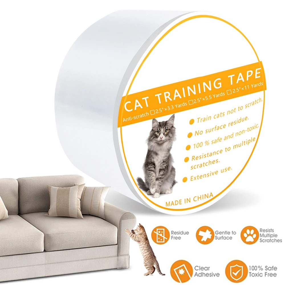 Furniture Sofa Protection Cat Anti-scratch Stickers Pet Claw Scratch Prevention PVC Transparent Tape Pet Training Pet Supplies
Furniture Sofa Protection Cat Anti-scratch Stickers Pet Claw Scratch Prevention PVC Transparent Tape Pet Training Pet Supplies