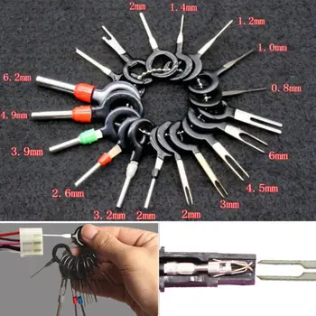 18X Wire Terminal Removal Tool Car Electrical Wiring Crimp Connector Pin Kit Automobiles Disassembly Tools Repair Accessories
18X Wire Terminal Removal Tool Car Electrical Wiring Crimp Connector Pin Kit Automobiles Disassembly Tools Repair Accessories