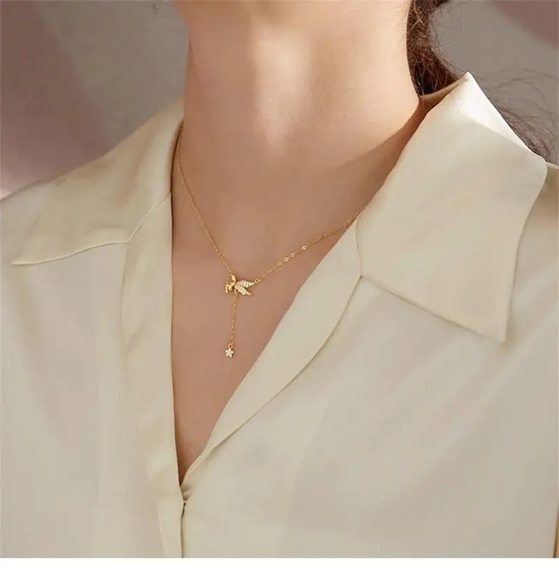 S925 Sliver Star Little Girl Atmosphere Exaggerated Black Nightclub Punk Personality Square Necklace for Woman Female
S925 Sliver Star Little Girl Atmosphere Exaggerated Black Nightclub Punk Personality Square Necklace for Woman Female