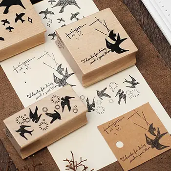 The Birds Creative Wooden Stamps Set DIY Stickers Supply Cute Journal Diary Decoration Gift Free Shipping
The Birds Creative Wooden Stamps Set DIY Stickers Supply Cute Journal Diary Decoration Gift Free Shipping