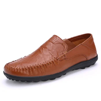 Genuine Leather Men Casual Shoes Luxury Brand 2019 Mens Loafers Moccasins Breathable Slip on Black Driving Shoes Plus Size 37-47
Genuine Leather Men Casual Shoes Luxury Brand 2019 Mens Loafers Moccasins Breathable Slip on Black Driving Shoes Plus Size 37-47