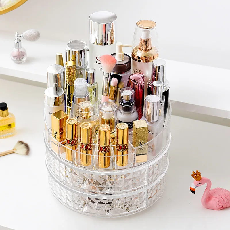 Circle Cosmetic Box Dresser Lipstick Storage Shelf Drawer Jewelry Rotating Makeup Storage Box
Circle Cosmetic Box Dresser Lipstick Storage Shelf Drawer Jewelry Rotating Makeup Storage Box