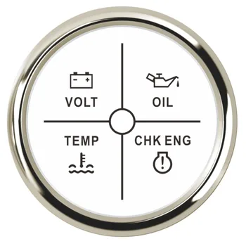 52mm 2'' 4LED Digital Car Voltmeter Alarm Gauge Meter Oil Pressure Water Temperature Engine Alarm With Red Backlight 9~32V
52mm 2'' 4LED Digital Car Voltmeter Alarm Gauge Meter Oil Pressure Water Temperature Engine Alarm With Red Backlight 9~32V