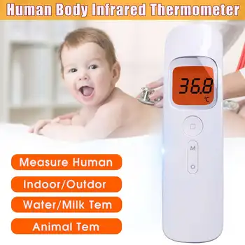 Hand-held Body Infrared Thermometers Non-contact LCD Display Forehead Thermometer Gun Object Temperature Measure CE Passed
Hand-held Body Infrared Thermometers Non-contact LCD Display Forehead Thermometer Gun Object Temperature Measure CE Passed