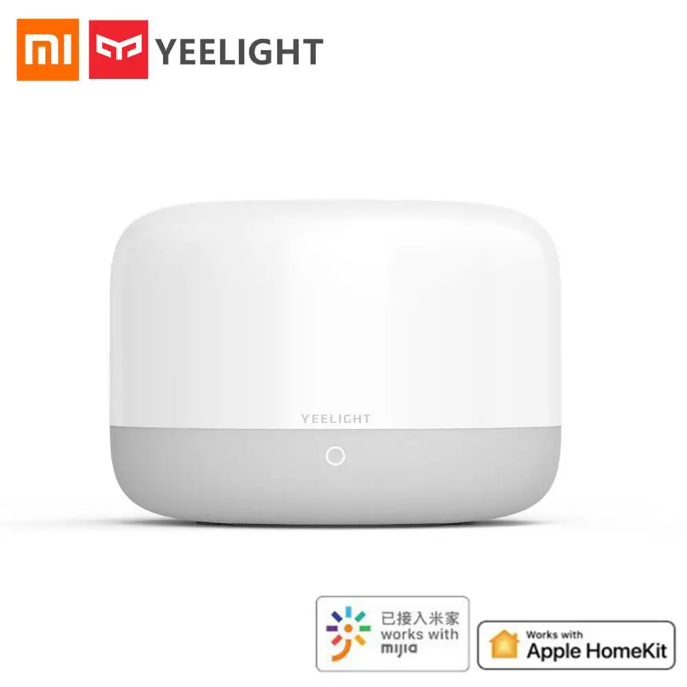Mijia Yeelight Colorful LED Bedside Lamp Intelligent Dimmable Night Light Smart Desk Lamp For Apple HomeKit Mihome APP Control
Mijia Yeelight Colorful LED Bedside Lamp Intelligent Dimmable Night Light Smart Desk Lamp For Apple HomeKit Mihome APP Control