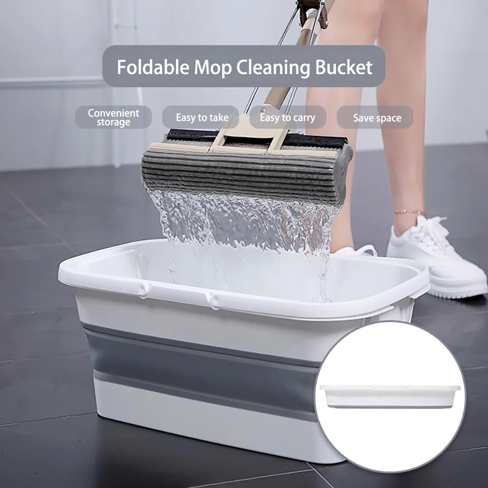 Folding mop portable folding wash basin dish bucket retractable large capacity bucket
Folding mop portable folding wash basin dish bucket retractable large capacity bucket
