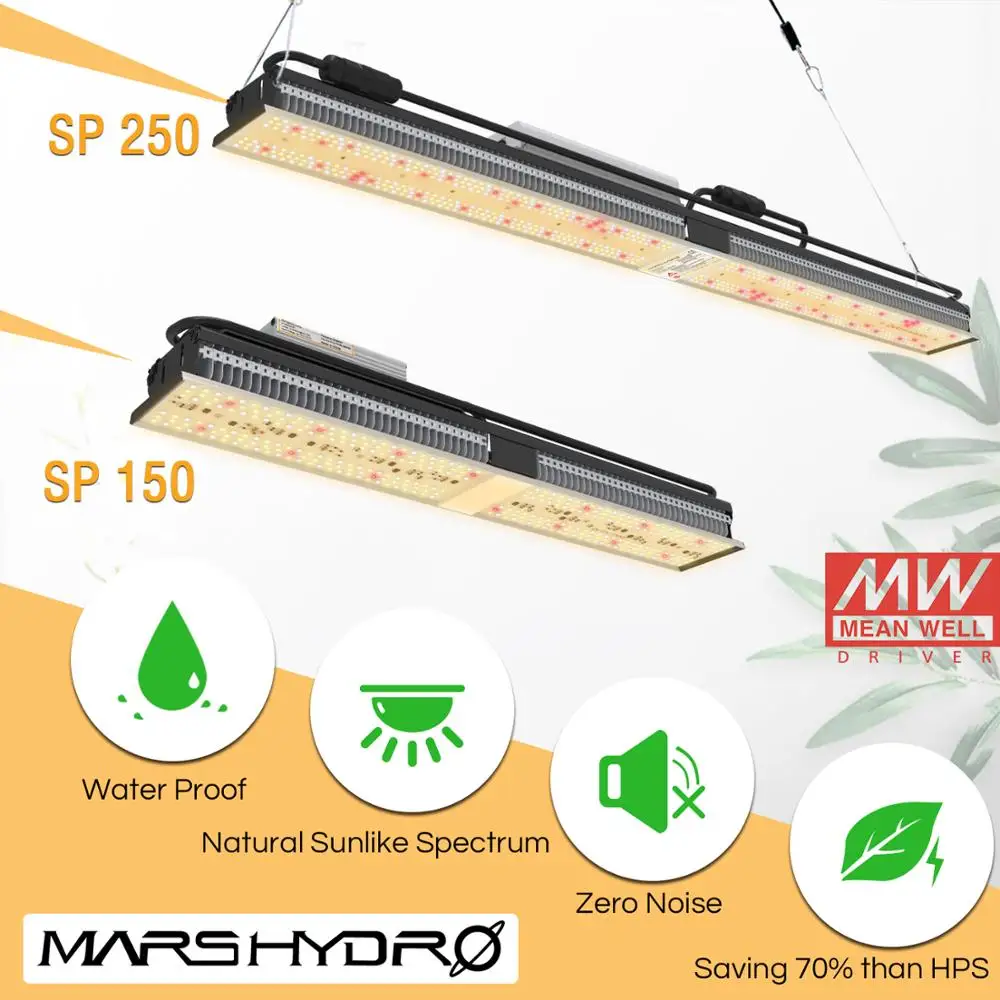 Mars Hydro SP 150 250 Full Spectrum LED Grow Lights Strip Grow Tent Hydroponics Veg and Flower
Mars Hydro SP 150 250 Full Spectrum LED Grow Lights Strip Grow Tent Hydroponics Veg and Flower