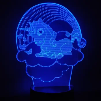 3D Lamp Rainbow Unicorn Atmosphere Rainbow Unicorn Color Changing with Remote Best Present for Children Led Night Light Lamp
3D Lamp Rainbow Unicorn Atmosphere Rainbow Unicorn Color Changing with Remote Best Present for Children Led Night Light Lamp