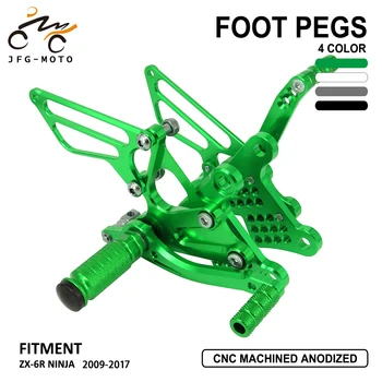 Motorcycle CNC Adjustable Footpegs Foot Pegs Pedal Rest Footrset For KAWASAKI Ninja ZX6R ZX-6R ZX 6R 2009-2014 2015 2016 2017
Motorcycle CNC Adjustable Footpegs Foot Pegs Pedal Rest Footrset For KAWASAKI Ninja ZX6R ZX-6R ZX 6R 2009-2014 2015 2016 2017
