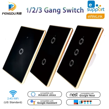 WiFi US Standard LED Light Switch for Home/Office 10A Timing Function APP Voice Remote Control 90-250V Alexa Google Assistant
WiFi US Standard LED Light Switch for Home/Office 10A Timing Function APP Voice Remote Control 90-250V Alexa Google Assistant