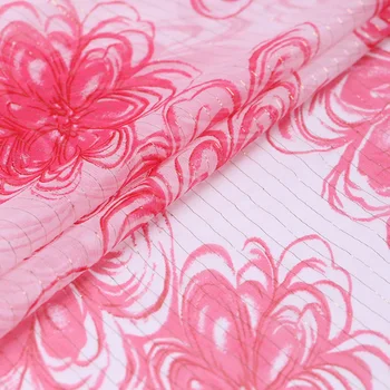 Pink Floral 2 Meter Silk Material Digital Print Crinkle GGT 6MM 100% Silk Georgette Fabric Summer Thin Gold Thread Wide 114cm
Pink Floral 2 Meter Silk Material Digital Print Crinkle GGT 6MM 100% Silk Georgette Fabric Summer Thin Gold Thread Wide 114cm