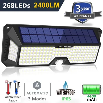 Outdoor Lighting Solar Motion Sensor Light Bulb 268 LED Solar Power Lamp Waterproof for Garden Decoration Street Security Lights
Outdoor Lighting Solar Motion Sensor Light Bulb 268 LED Solar Power Lamp Waterproof for Garden Decoration Street Security Lights