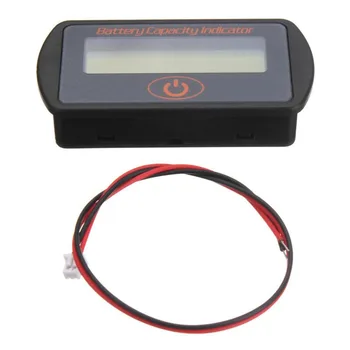 12V/24V Digital Battery Percentage Voltmeter Battery Capacity Indicator LCD Display Volt Meter Tester for Lead-Acid
12V/24V Digital Battery Percentage Voltmeter Battery Capacity Indicator LCD Display Volt Meter Tester for Lead-Acid