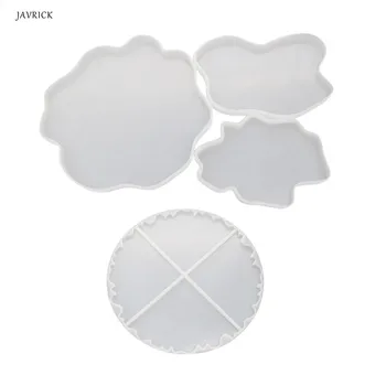 DIY Crystal Epoxy Mould Irregular Coaster Cup Pad Mold Handmade Resin Molds
DIY Crystal Epoxy Mould Irregular Coaster Cup Pad Mold Handmade Resin Molds