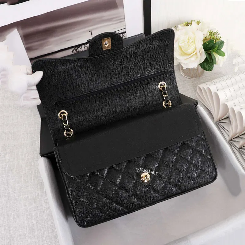 2020 Luxury Genuine leather Shoulder Bags for Women Top Designer Caviar Handbag Lady's Crossbody Quilted Flap Square Bag brand
2020 Luxury Genuine leather Shoulder Bags for Women Top Designer Caviar Handbag Lady's Crossbody Quilted Flap Square Bag brand