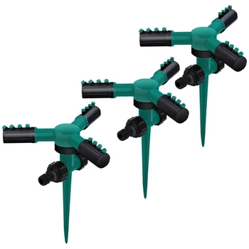 3 Pack Lawn Sprinklers Plastic 360 Rotating Automatic Garden Water Sprinklers 3-Arm Adjustable Sprayer Lawn Irrigation System wi
3 Pack Lawn Sprinklers Plastic 360 Rotating Automatic Garden Water Sprinklers 3-Arm Adjustable Sprayer Lawn Irrigation System wi