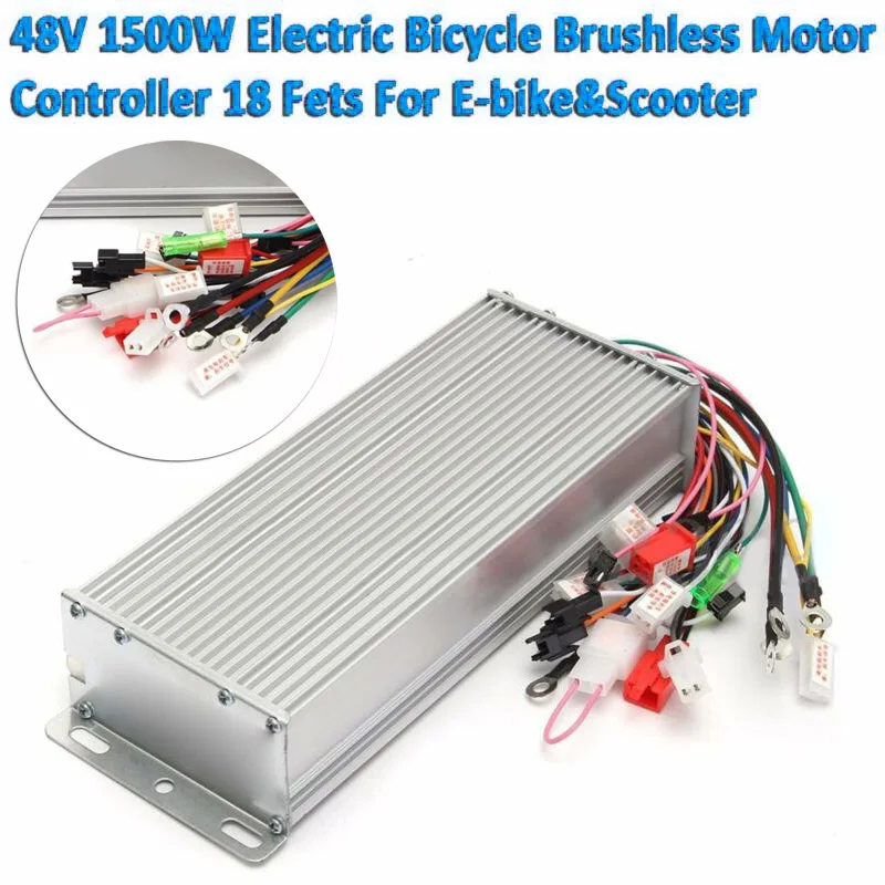 Waterproof Controller 517382 DC48V 1.1-4.2V 1500W Brushless Motor Controller For E-bike Scooter Mechanical,electric Forklift Etc
Waterproof Controller 517382 DC48V 1.1-4.2V 1500W Brushless Motor Controller For E-bike Scooter Mechanical,electric Forklift Etc