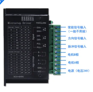 Tb6600 upgrade 42 / 57 stepper motor driver 32 subdivision 4.0a42vdc driver board module
Tb6600 upgrade 42 / 57 stepper motor driver 32 subdivision 4.0a42vdc driver board module