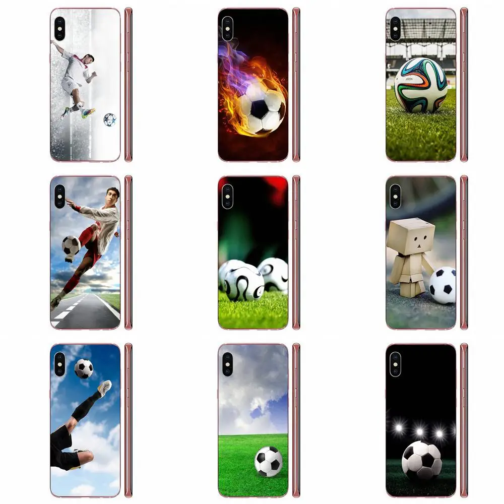 Transparent Cover Case Soccer Football R For Huawei Honor 5C 5X 6A 6X 7 7A 7X 8 8A 8S 8X 9 10 30 Lite Pro Y6 II Y7 Y9 Prime 2019 | Мобильные