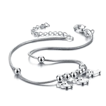 Fashionable women solid 925 sterling silver anklets cute girl anklets simple For Women Girls Foot Jewelry Leg Bracelet Barefoot
Fashionable women solid 925 sterling silver anklets cute girl anklets simple For Women Girls Foot Jewelry Leg Bracelet Barefoot