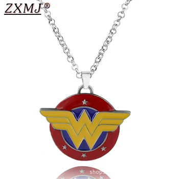Wonder Woman Necklace Pendant Superhero Vintage Round Justice League Supergirl Necklaces For Women Jewelry Charm Gift 
Wonder Woman Necklace Pendant Superhero Vintage Round Justice League Supergirl Necklaces For Women Jewelry Charm Gift