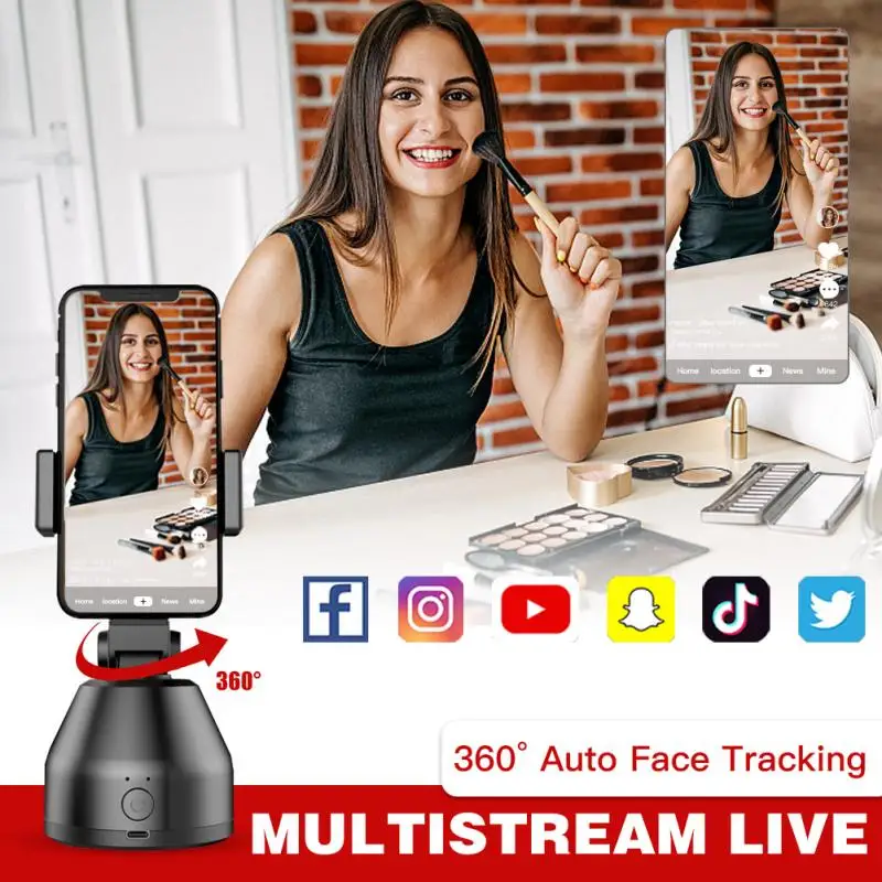 Second-generation 360 Rotation Face Tracking Selfie Stick Tripod Object Tracking Holderl For Photo Vlog Live Video Record/C360
Second-generation 360 Rotation Face Tracking Selfie Stick Tripod Object Tracking Holderl For Photo Vlog Live Video Record/C360