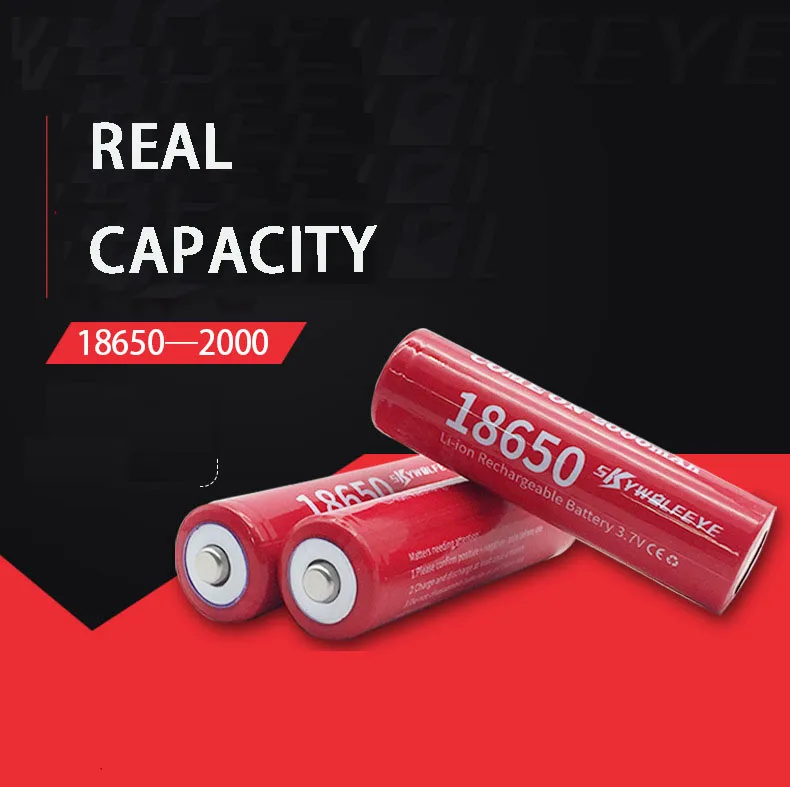 18650 lithium battery 2000 mAh 3.7V power electric vehicle battery pack charging treasure mobile power flashlight rechargeable b
18650 lithium battery 2000 mAh 3.7V power electric vehicle battery pack charging treasure mobile power flashlight rechargeable b