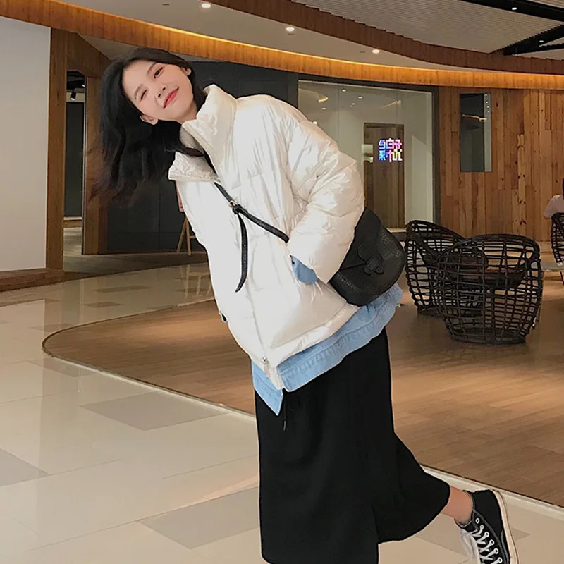 Photo Shoot 2019 New Style Korean-style Fake Two-Piece down Jacket Female Jeans Joint Stand Collar Students Cotton Overcoat
Photo Shoot 2019 New Style Korean-style Fake Two-Piece down Jacket Female Jeans Joint Stand Collar Students Cotton Overcoat