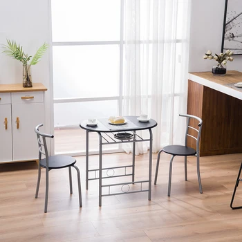 3pcs Dining Set Nordic 1 Table 4 Dining Chairs Aluminum Kitchen Breakfast Patio Dining Set coffee table chair home Furniture
3pcs Dining Set Nordic 1 Table 4 Dining Chairs Aluminum Kitchen Breakfast Patio Dining Set coffee table chair home Furniture