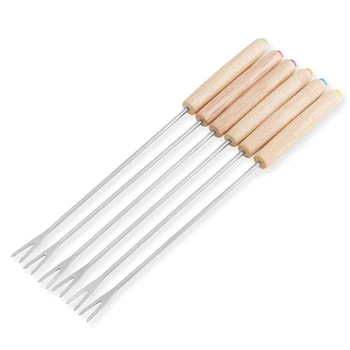 Stainless Steel Chocolate Fork Hot Pot Forks Cheese Fruit Dessert Fork Fondue Melting Skewer Kitchen Tools
Stainless Steel Chocolate Fork Hot Pot Forks Cheese Fruit Dessert Fork Fondue Melting Skewer Kitchen Tools