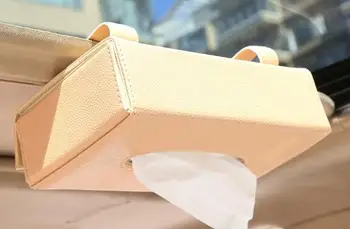 Container Napkins Holder Car Styling Tissue Box Portable Convenient Car Tissue Box Cover Leather Car Interior Accessories
Container Napkins Holder Car Styling Tissue Box Portable Convenient Car Tissue Box Cover Leather Car Interior Accessories