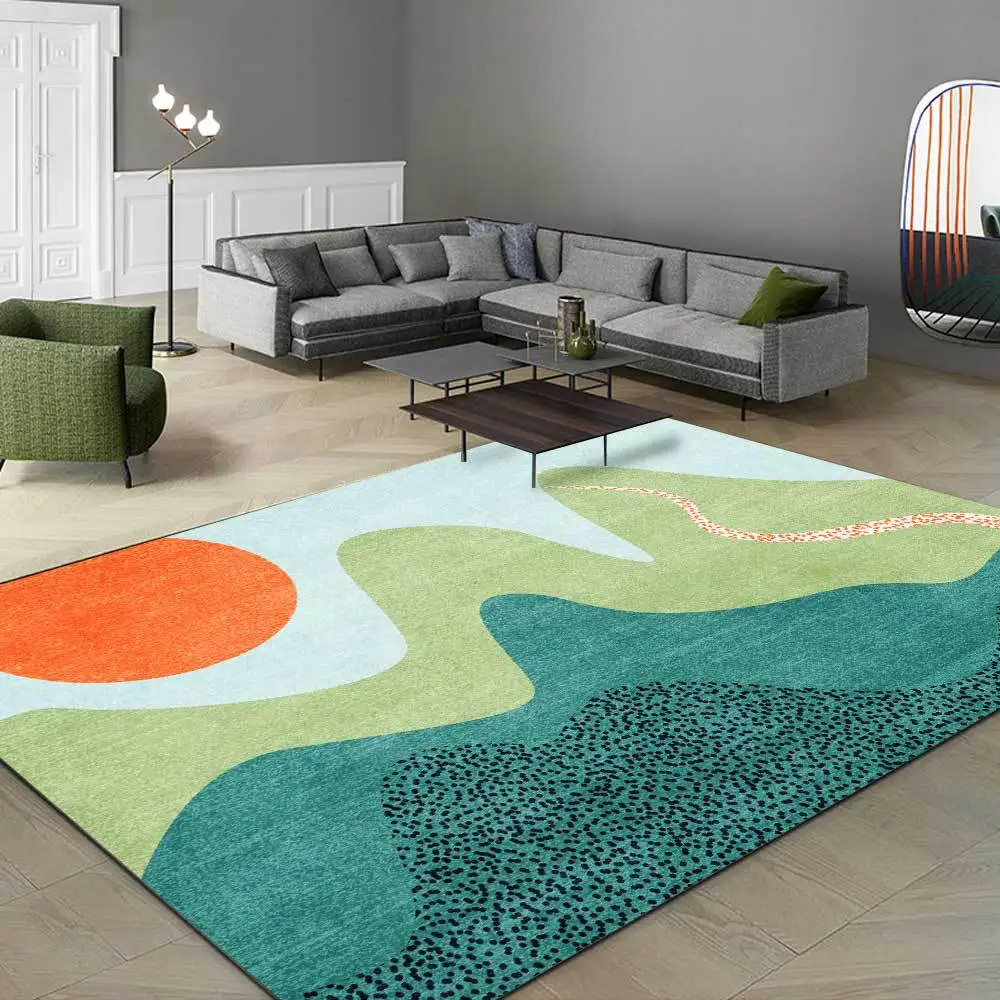 Fashionable modern green mountain sunrise living room floor mat Bedroom bedside carpet customize plush printed rug big size mat
Fashionable modern green mountain sunrise living room floor mat Bedroom bedside carpet customize plush printed rug big size mat