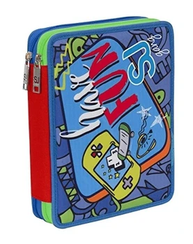 ASTUCCIO DELUXE MAXI SCUOLA COMPLETO A 2 PIANI SEVEN SJ GANG collezione 2017 + OMAGGIO PENNA GLITTERATA 
ASTUCCIO DELUXE MAXI SCUOLA COMPLETO A 2 PIANI SEVEN SJ GANG collezione 2017 + OMAGGIO PENNA GLITTERATA