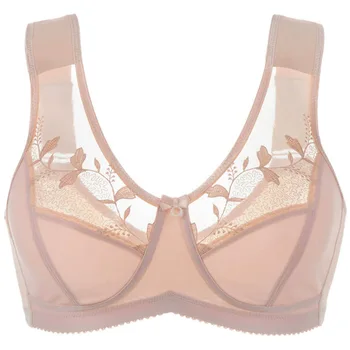 Women's No Wire Full Coverage Soft Cups Minimizer Bra
Women's No Wire Full Coverage Soft Cups Minimizer Bra