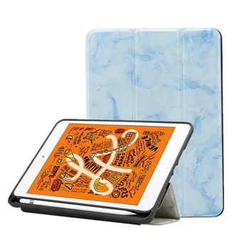 The Application of Apple's New iPad Mini5 Pen Slot Leather Case for Tablet Computer Protective Case Mini4 Marble Protective Case
The Application of Apple's New iPad Mini5 Pen Slot Leather Case for Tablet Computer Protective Case Mini4 Marble Protective Case
