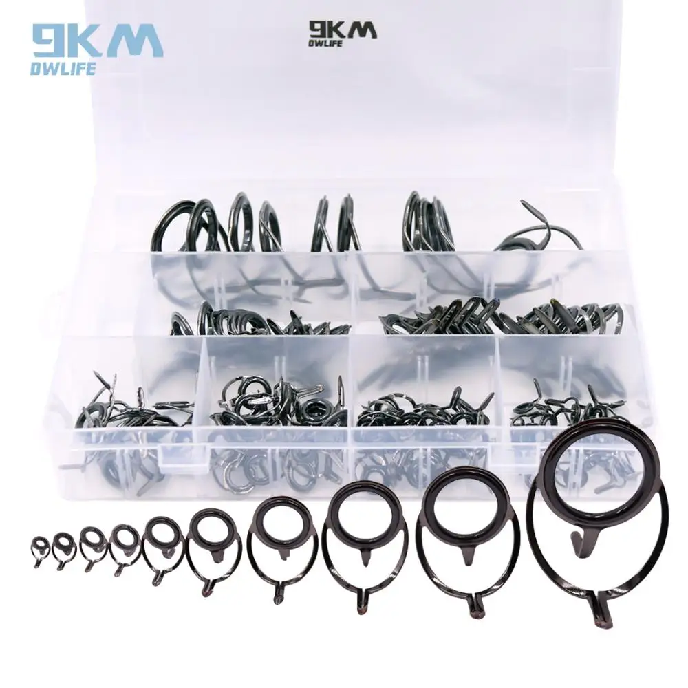 Fishing Rod Guide 50~120Pcs Stainless Steel Ceramics Rings Rod Repair Kit Spinning Casting Mixed Size Replacement Accessories
Fishing Rod Guide 50~120Pcs Stainless Steel Ceramics Rings Rod Repair Kit Spinning Casting Mixed Size Replacement Accessories