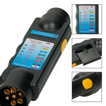 12v 7pin Diagnostic Tool Tow Bar Light Socket Wiring Circuit Tester Plug Socket With ROHS Approved for Trailer Caravan Towing
12v 7pin Diagnostic Tool Tow Bar Light Socket Wiring Circuit Tester Plug Socket With ROHS Approved for Trailer Caravan Towing
