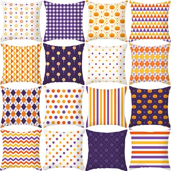 Purple Geometric Cushion Cover Colorful Polyester Throw Pillow Case Striped Dotted Grid Triangular Geometric Art Pillowcase
Purple Geometric Cushion Cover Colorful Polyester Throw Pillow Case Striped Dotted Grid Triangular Geometric Art Pillowcase