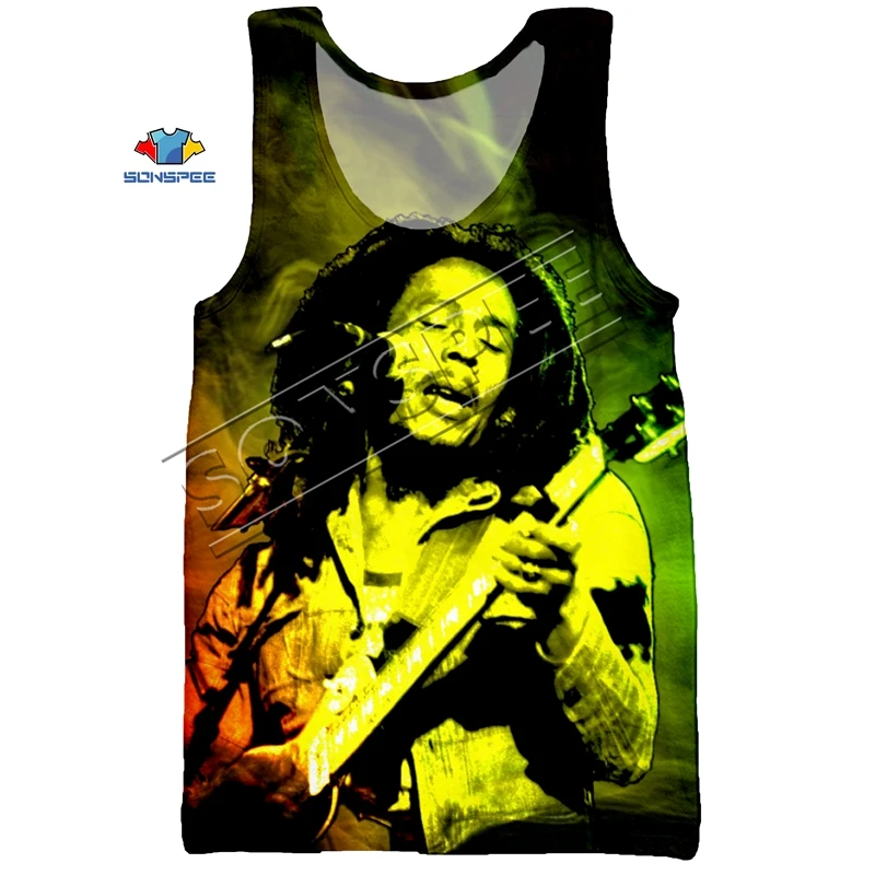Summer Men&Women sweatshirt with 3D print singer Bob Marley sleeveless vest with round-cut T-shirt hip hop top street pullover
Summer Men&Women sweatshirt with 3D print singer Bob Marley sleeveless vest with round-cut T-shirt hip hop top street pullover
