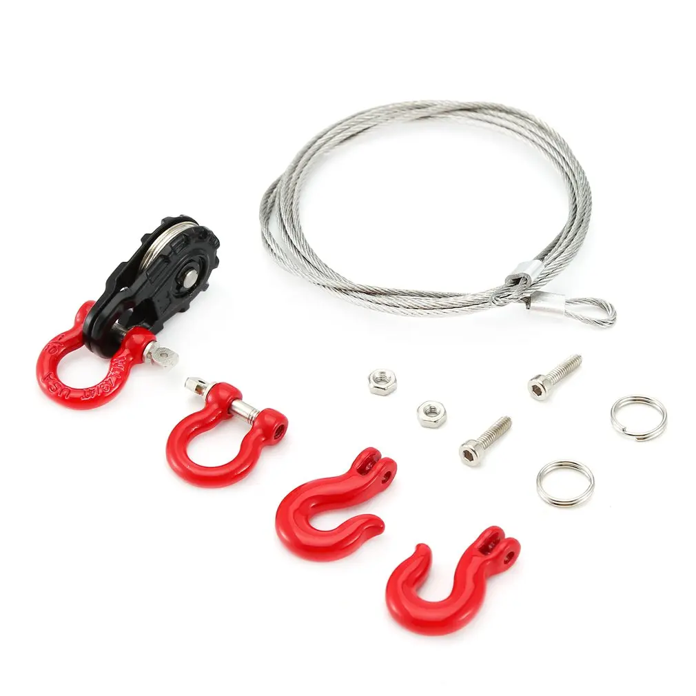 3PCS/set Wire rope Buckle U Shaped Rescue Traction Trailer Hook Tow Assemble Parts set for RC Car Crawler
3PCS/set Wire rope Buckle U Shaped Rescue Traction Trailer Hook Tow Assemble Parts set for RC Car Crawler
