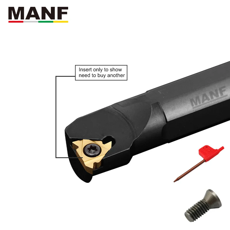 MANF Lathe Turning Tool sir SNL0012M11Holder Lathe Machining Cutter Internal Carbide Inserts Toolholders Thread Turning Holder
MANF Lathe Turning Tool sir SNL0012M11Holder Lathe Machining Cutter Internal Carbide Inserts Toolholders Thread Turning Holder