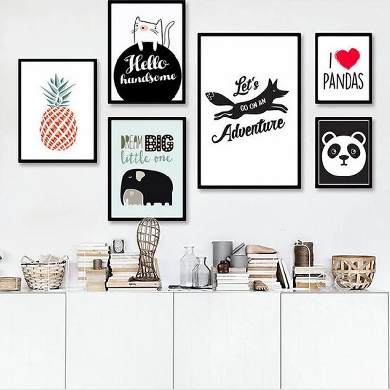 Foreign Trade New Style Northern European-Style Hipster Animal Cartoon Pattern Decorative Painting CHILDREN'S Room Bedroom Hangi
Foreign Trade New Style Northern European-Style Hipster Animal Cartoon Pattern Decorative Painting CHILDREN'S Room Bedroom Hangi
