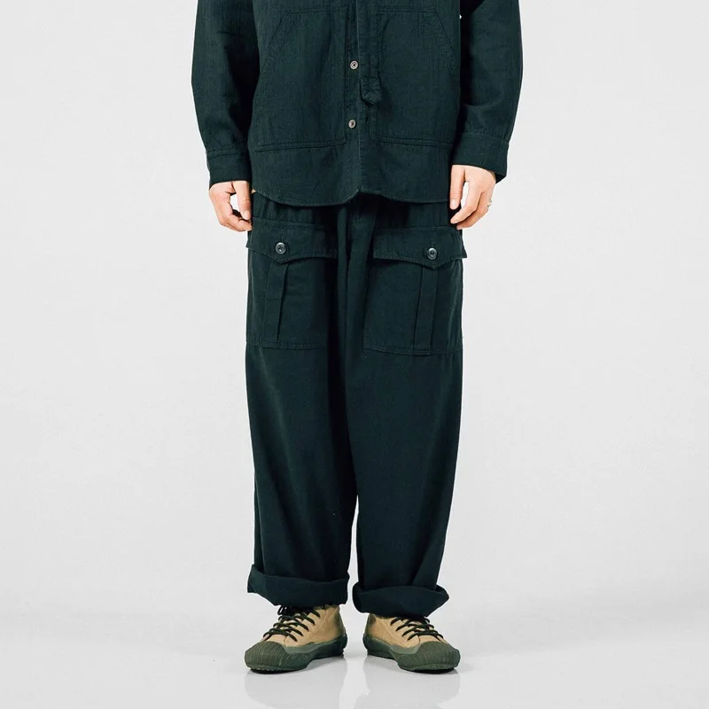 Tang Mu Cool Spring Clothing New Style Simple Color Cool Pocket Workwear Casual Pants BOY'S Loose-Fit Versatile Straight-leg Pan
Tang Mu Cool Spring Clothing New Style Simple Color Cool Pocket Workwear Casual Pants BOY'S Loose-Fit Versatile Straight-leg Pan
