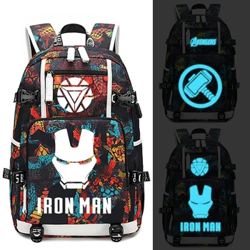Avengers Luminous Backpack Oxford Print Rucksack Laptop Backpack School for Boy girl USB Charging Travel Student Backpack Bag
Avengers Luminous Backpack Oxford Print Rucksack Laptop Backpack School for Boy girl USB Charging Travel Student Backpack Bag