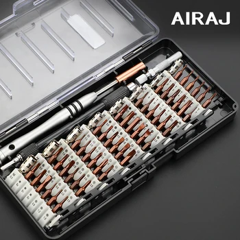 AIRAJ Screwdriver Set Precision Screwdriver Torque Multi-specification S2 Batch of Laptop Manual Repair Tools With Storage Box
AIRAJ Screwdriver Set Precision Screwdriver Torque Multi-specification S2 Batch of Laptop Manual Repair Tools With Storage Box