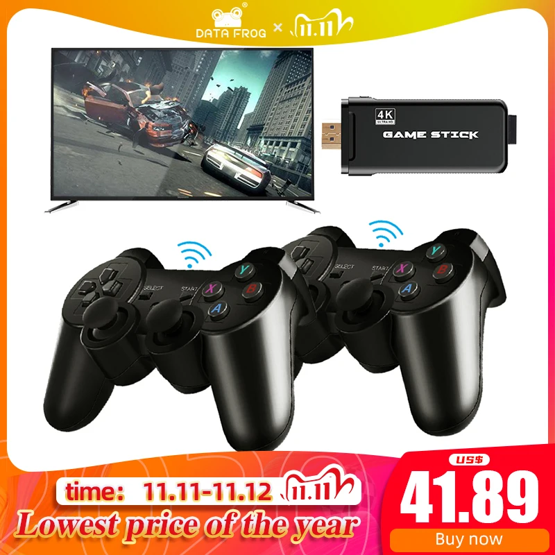 DataFrog 4K HDMI Video Game Console For PS1/GBA Classic Retro TV Game Console 10000+ Games 2.4G Double Wireless Controller
DataFrog 4K HDMI Video Game Console For PS1/GBA Classic Retro TV Game Console 10000+ Games 2.4G Double Wireless Controller