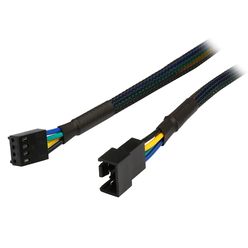 Generic PWM 4pin Fan Sleeved Extension Splitter Hub Cables,Motherboard