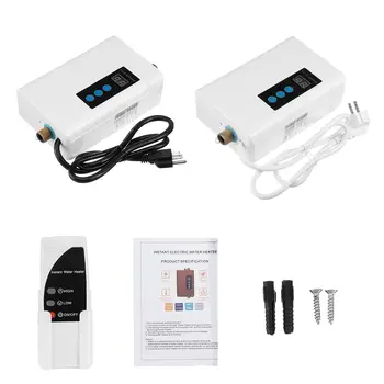 4000W Instant-Tankless Electric Water Heater Instantaneous Water Heater Instant-Electric Water Heating fast 3 seconds hot shower
4000W Instant-Tankless Electric Water Heater Instantaneous Water Heater Instant-Electric Water Heating fast 3 seconds hot shower